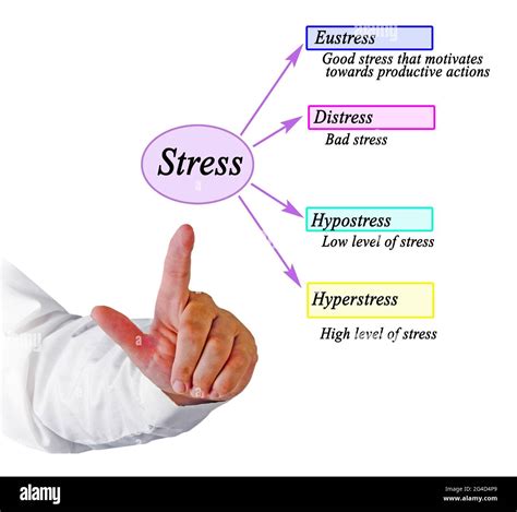 Presenting Four Kinds Of Stress Stock Photo Alamy