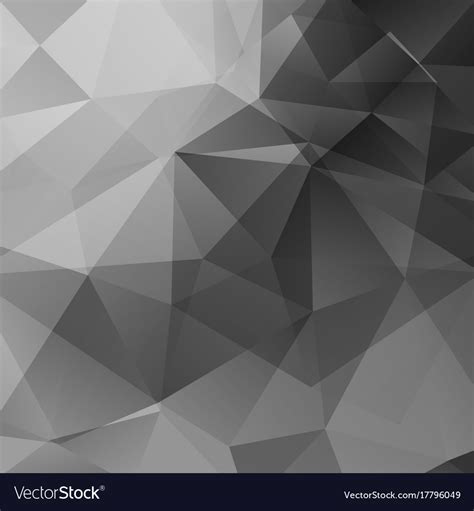 Abstract Gray Triangles Background Royalty Free Vector Image
