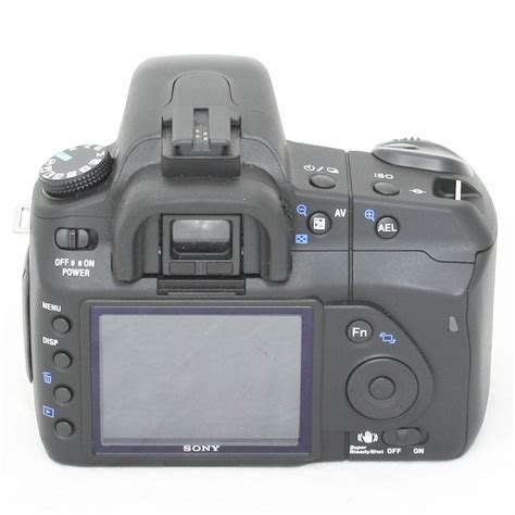 Used Sony A200 Slr Digital Camera Sony 18 70mm Lens Sony 75 300mm