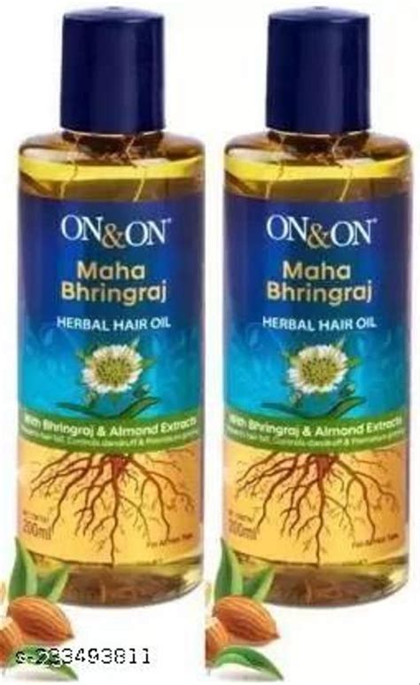 On And On Maha Bhringraj Herbal Maha Bhringraj Herbal Hair Oil 400 Ml