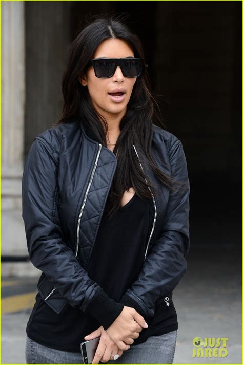 Full Sized Photo Of Kim Kardashian Displays Lots Of Cleavage For