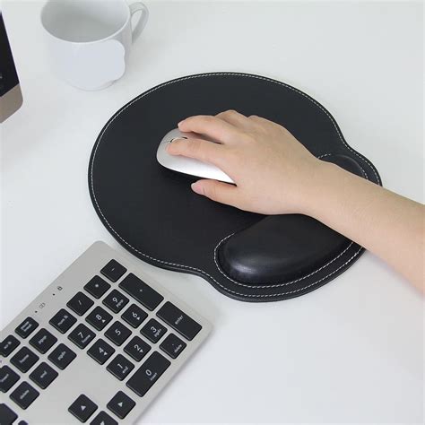 Mouse Pad With Wrist Support Comfort Hand Rest Anti Skid Ergonomic