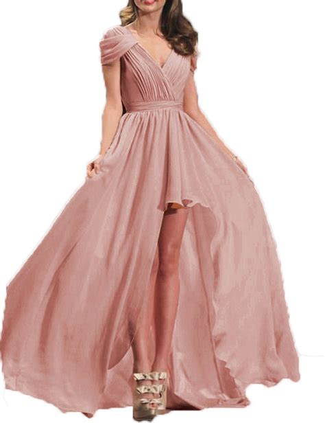 Clothknow Chiffon Wedding Guests Dresses For Women Maid Of Honour At