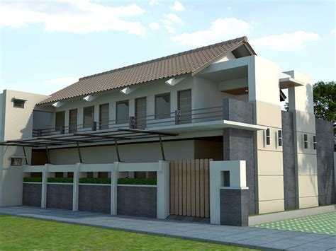 Desain rumah klasik modern 3 lantai ukuran lahan : Desain Rumah Kost Minimalis 2 Lantai Dan Biaya | Huniankini