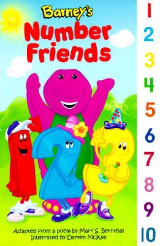 Barneys Number Friends Board Book By Mark S Bernthal Very Good 3