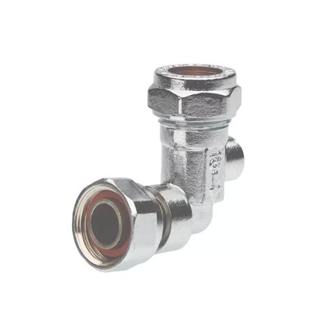 Flomasta Angled Service Valve 15mm X 1 2 Screwfix