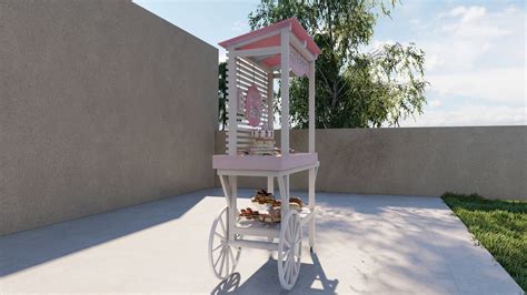 Candy Cart Plans 25 X 60 Step By Step Instructions Pdf Etsy