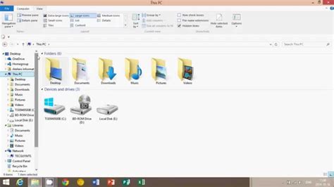 Windows 81 Understanding The File Explorer Structure Youtube