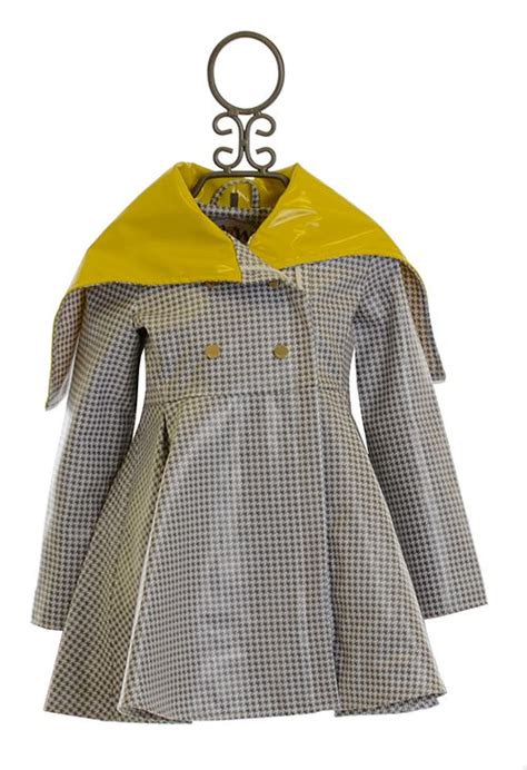 Oil And Water Houndstooth Raincoat For Girls Girls Winter Coats
