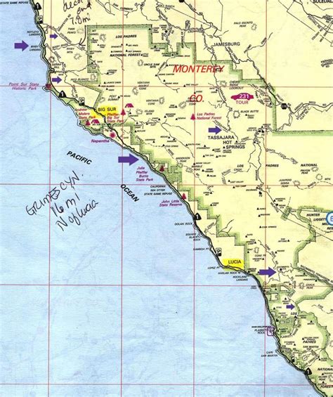 Camping Northern California Map Klipy Camping Northern California