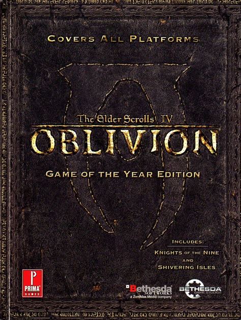 Elder Scrolls Iv Oblivion Game Of The Year Edition Official Game Guide