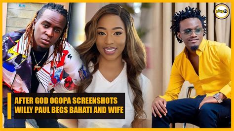 Willy Paul Begs Diana Marua And Bahati For Forgiveness