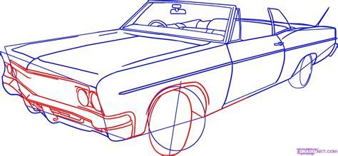 Look at how to draw a beautiful plane in straightforward pictures and other choose a not too creamy pencil and press it not very hard, as we will have to erase some lines in the future. How to Draw a Lowrider, Step by Step, Cars, Draw Cars ...