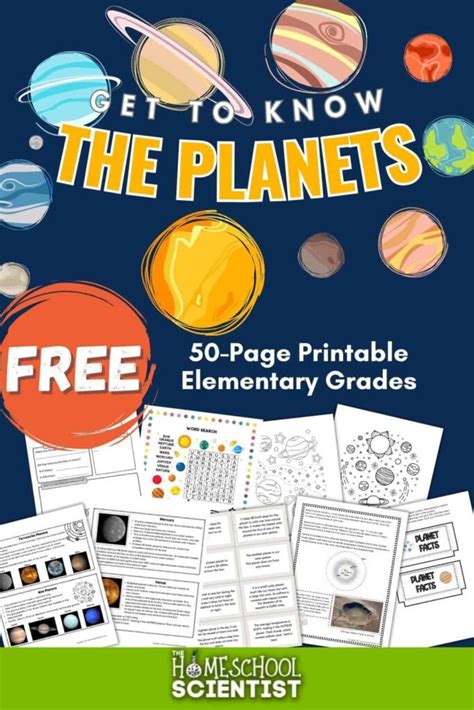 Free 50 Pages Of Solar System Printables The Homeschool Scientist