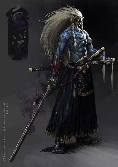 Onidemon Samurai Artwork Samurai Art Fantasy Character Design