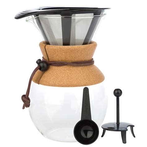 Bodum Pour Over Cork Grip Coffee Maker 1l Peters Of Kensington