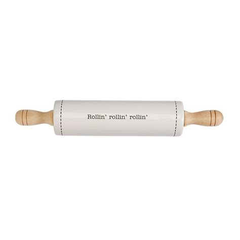 An Ideal Addition To Any Kitchen This Ceramic Rolling Pin Features A