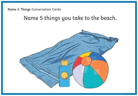 Name 5 Things Conversation Cards Baamboozle Baamboozle The Most