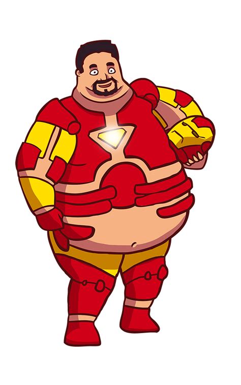 Obese Iron Man Superhero Iron Man Iron Man Fan Art