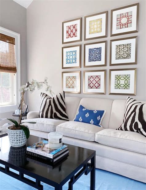 How To Perfectly Style The Blank Wall Behind Your Sofa The Zhush