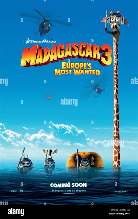 Melman Alex Marty Gloria Madagascar High Resolution Stock Photography