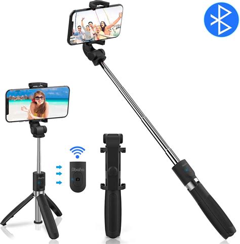 Abafia Bluetooth Palo Selfie Selfie Stick Extensible Palo Selfie Tr Pode Con Control Remoto