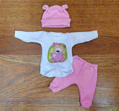 Bodysuit Clothing Set For Mini Reborn Baby Doll Clothes Outfit Etsy
