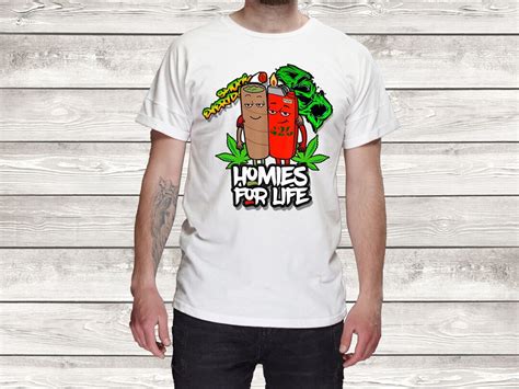 Homies For Life Shirt Funny Weed Shirt Stoner Shirt Etsy