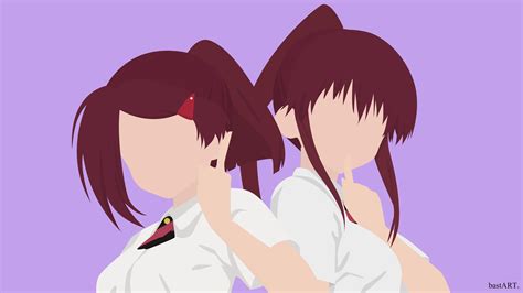 Illustration Anime Anime Girls Cartoon Mouth Kiss X Sis Suminoe Ako Suminoe Riko Mangaka