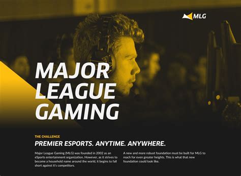 Major League Gaming Rebranding Behance