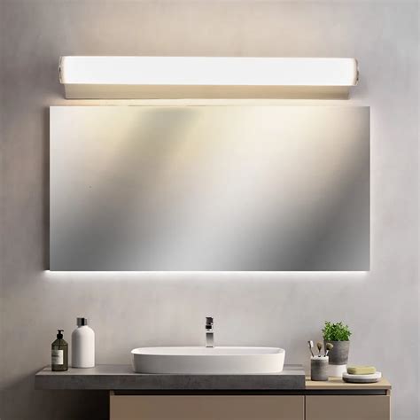 Bath Mirror Lamps Bathroom Lighting Modern Chrome Vanity Mirror Lamp
