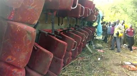 kenya bus crash kills at least 50 en route to kisumu