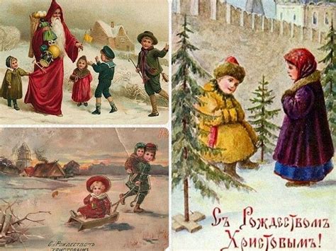 Рождественские открытки: традиционные библейские сюжеты и сцены ...