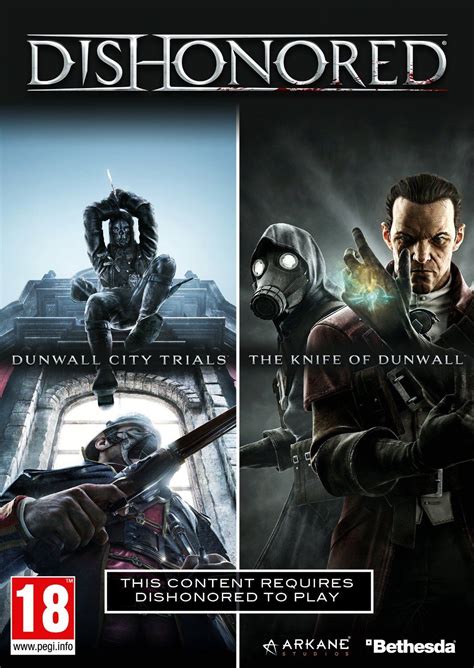 Dishonored Dunwall City Trials And The Knife Of Dunwall Boxed Dlc Dvd