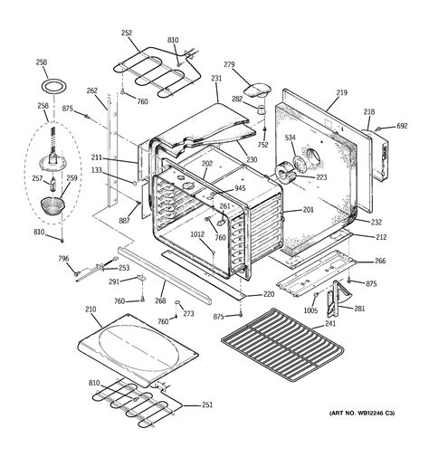 The knee joins the upper leg and the lower leg. Assembly View for LOWER BODY | JTP56CD1CC