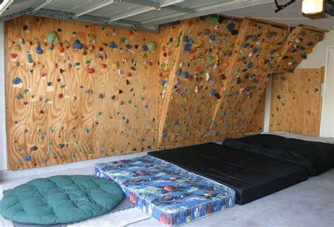 Dozens of custom home climbing walls. Home Climbing Wall Ideas The wall in february, 2004 ...