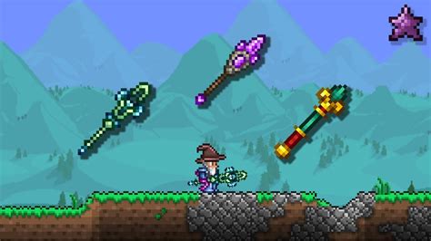 The Best Early Hardmode Mage Weapons? Terraria Modded Mage Calamity ...