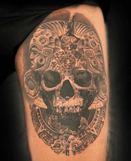 45 Aztec Tattoo Designs With Meaning Tattoo Like The Pros Aztec Tattoo