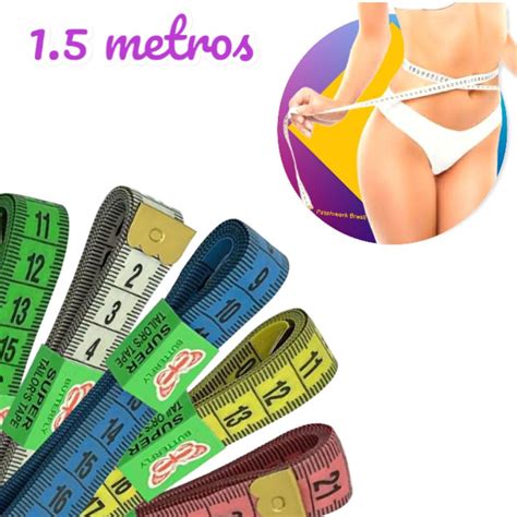 Fita M Trica Para Costura E Medida Corporal Metro Cores Sortidas Shopee Brasil