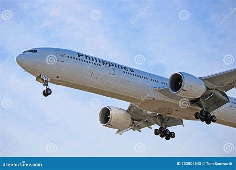 Philippine Airlines Boeing 777 300er Front Section Editorial Stock