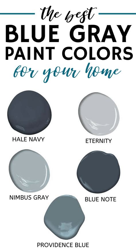 23 Of The Best Blue Gray Paint Colors Home Like You Mean It