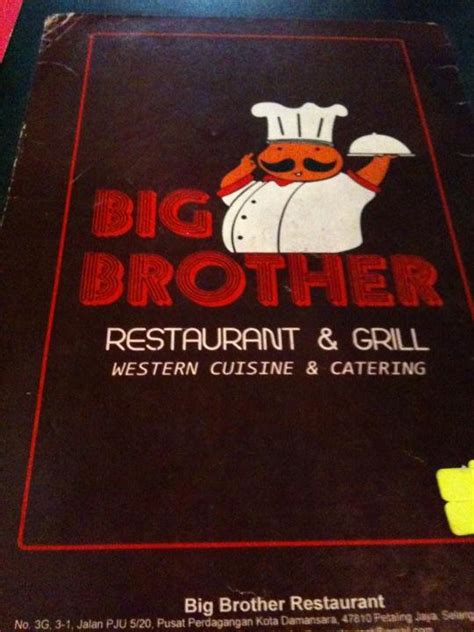 Make online reservations, read restaurant reviews from diners, and earn points towards free meals. Big Brother Restaurant & Grill @ The Strand,Kota Damansara