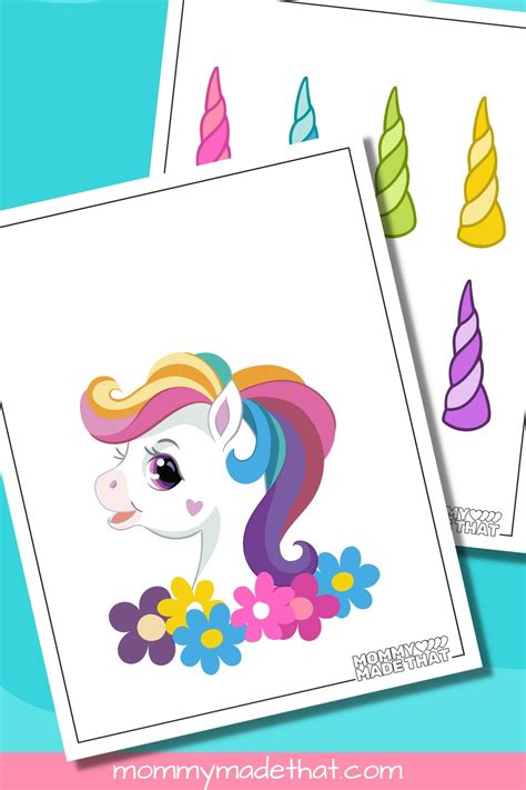 Pin The Horn On The Unicorn Printable Pdf Free Download Free