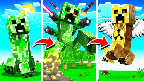 Upgrading Creepers To Super Creepers In Minecraft Youtube