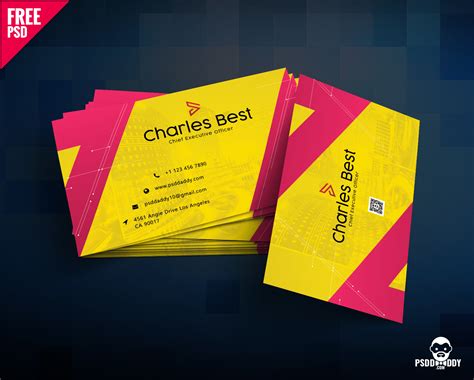 How to create a business card using adobe photoshop? Download Creative Business Card Free PSD | PsdDaddy.com