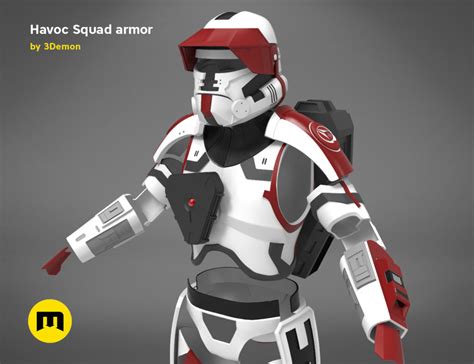 Old Republic Trooper Havoc Squad Armor 3demon 3d Print Models Download