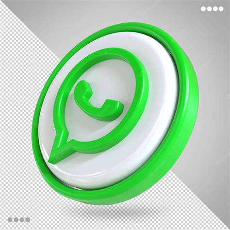 Premium Psd Whatsapp Icon 3d Social Media