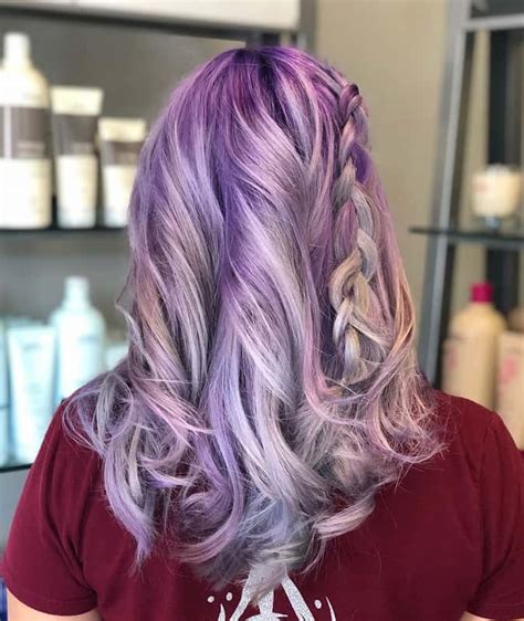 10 Inspiring Silver Purple Hair Color Ideas For 2024