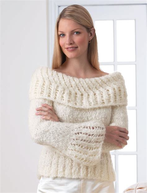 Lacework Sweater | AllFreeKnitting.com