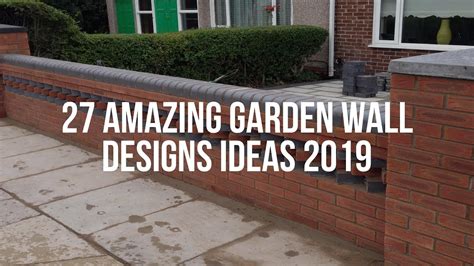🔴 27 Amazing Garden Wall Designs Ideas 2019 Youtube